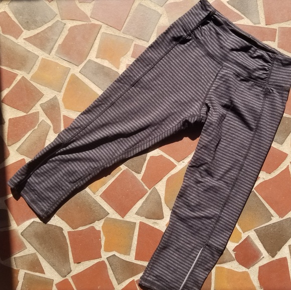 Kyodan Striped Yoga Cropped Pants 